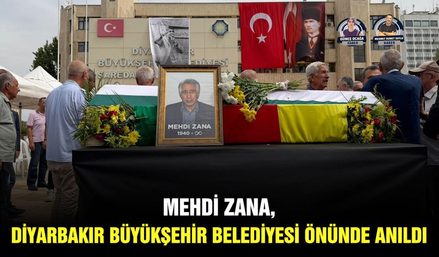 Mehdi Zana, Diyarbakır Büyükşehir Belediyesi önünde anıldı