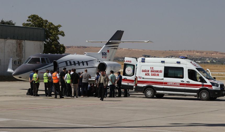 Milletvekili Meriç, özel ambulans uçakla İstanbul’a sevk edildi