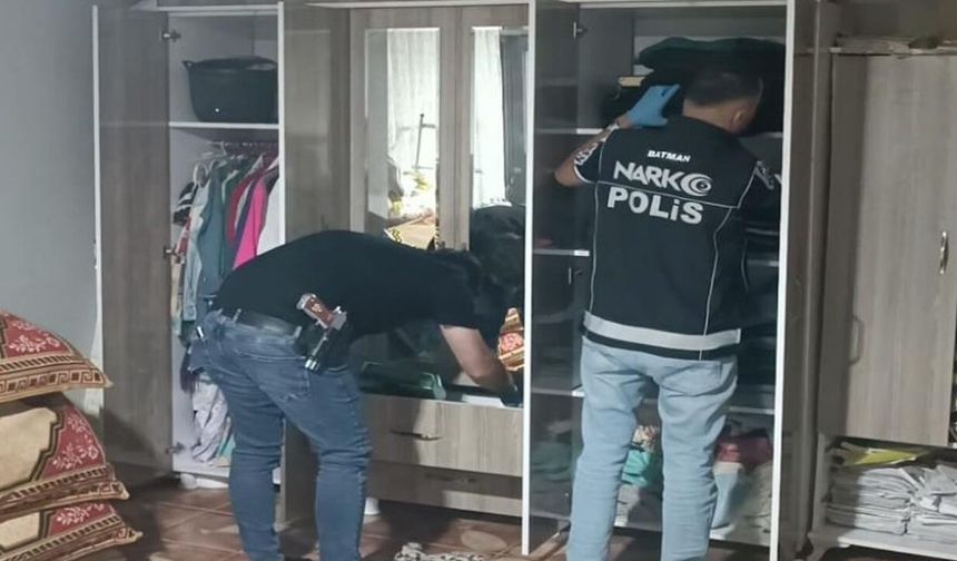 Batman'da uyuşturucu operasyonu