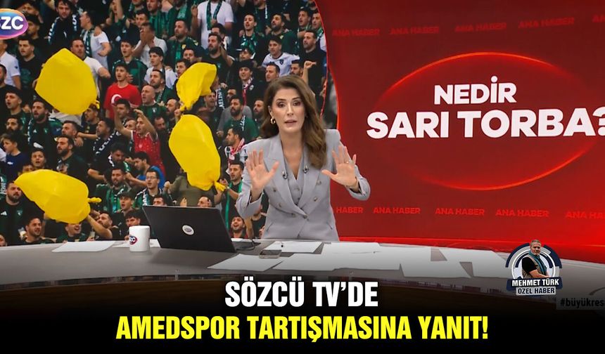 Sözcü TV’de Amedspor tartışmasına yanıt!