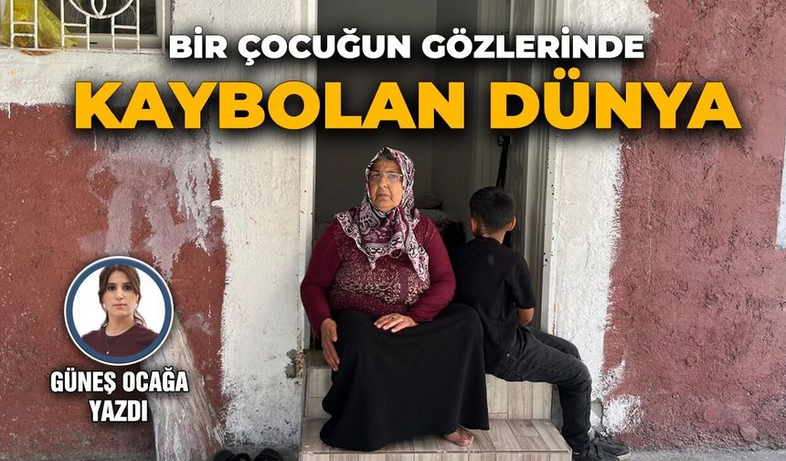 Bir çocuğun gözlerinde kaybolan dünya