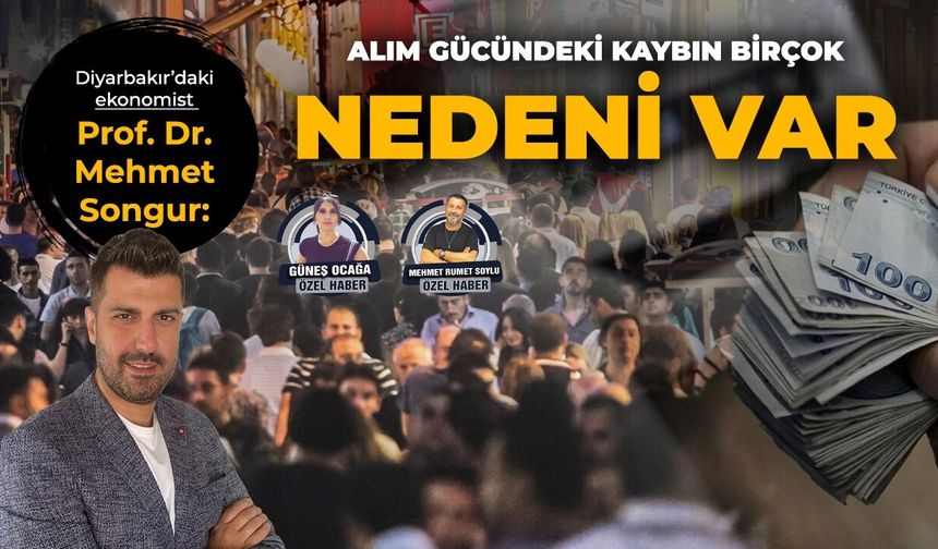 Diyarbakır’daki ekonomist Songur:  Alım gücündeki kaybın birçok nedeni var