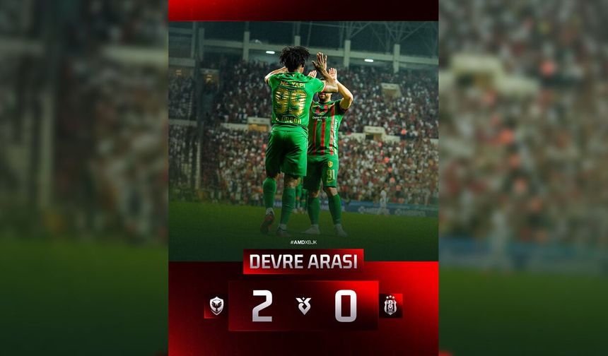 Amedspor ilk yarıda ikiledi