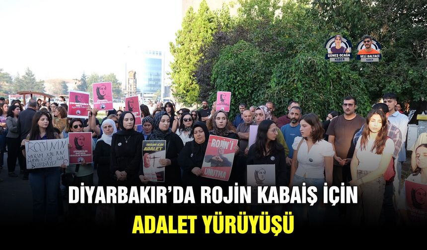Diyarbakır’da Rojin Kabaiş için adalet yürüyüşü