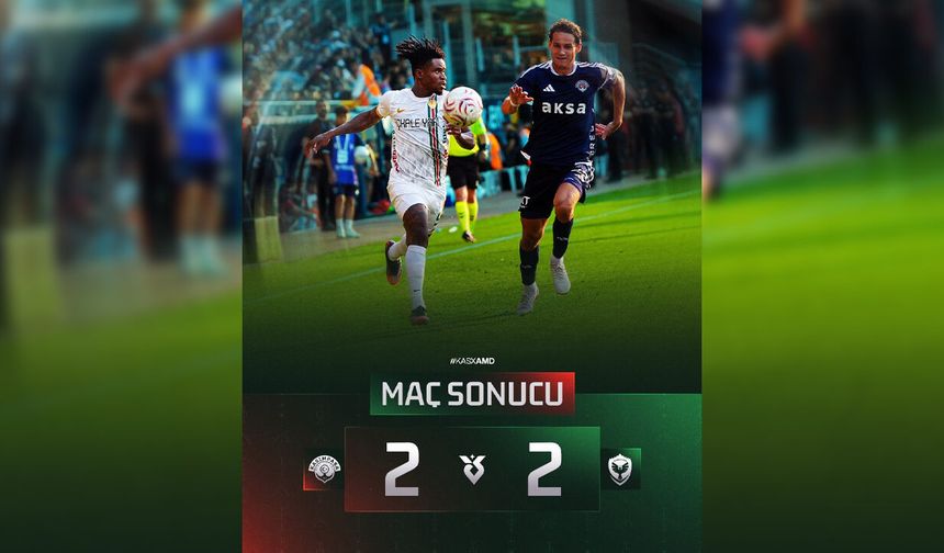 Amedspor Orban ile Kasımpaşa’dan 1 puan kopardı