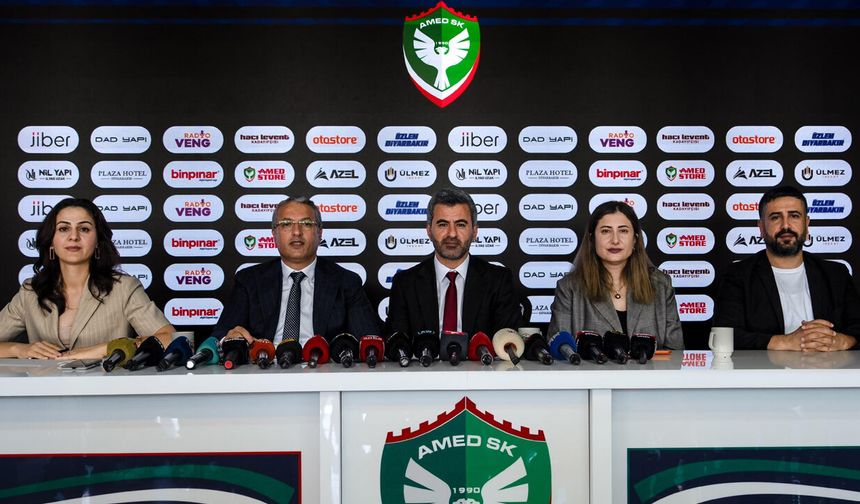 Amedspor ve İstişare yönetiminden önemli açıklamalar; taraftarlara yeni müjdeler verildi