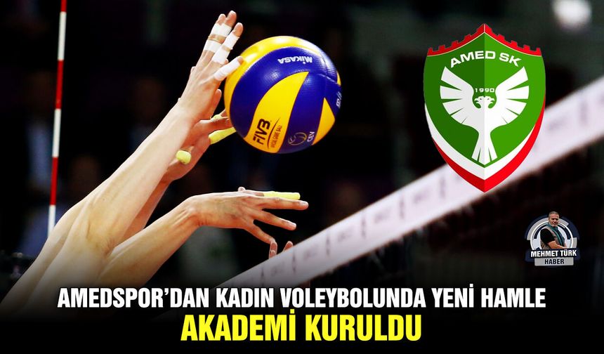 Amedspor’dan kadın voleybolunda yeni hamle: Akademi kuruldu