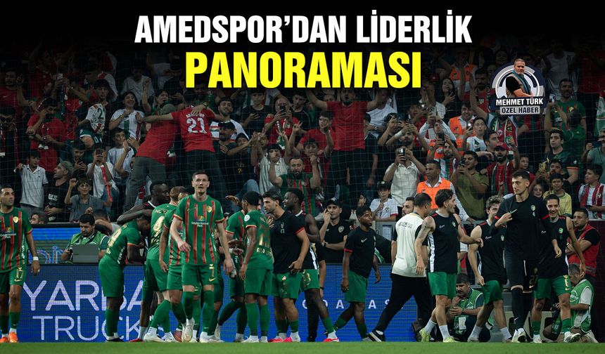 Amedspor’dan liderlik panoraması
