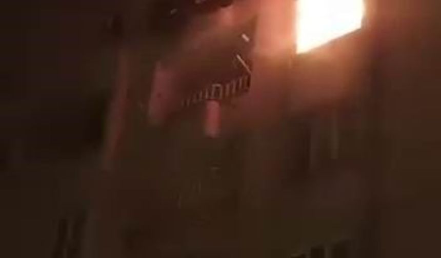 Diyarbakır'da bir binada korkutan yangın