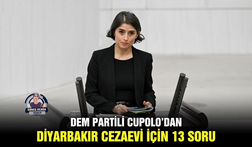 DEM Partili Cupolo’dan Diyarbakır cezaevi için 13 soru
