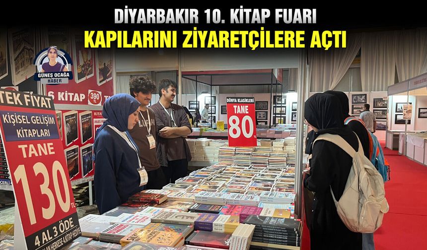 Diyarbakır 10. Kitap Fuarı kapılarını ziyaretçilere açtı