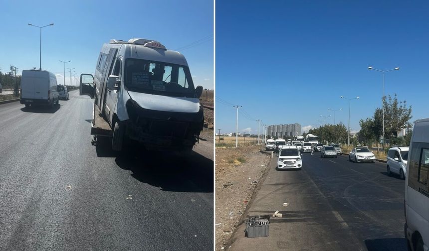 Diyarbakır’da çöp araçlarının atık suyu kazaya neden oldu