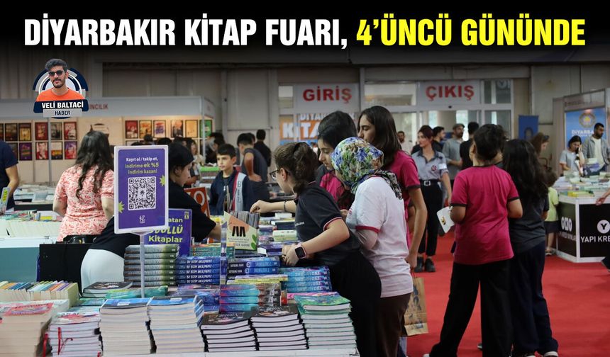 Diyarbakır Kitap Fuarı, 4’üncü gününde