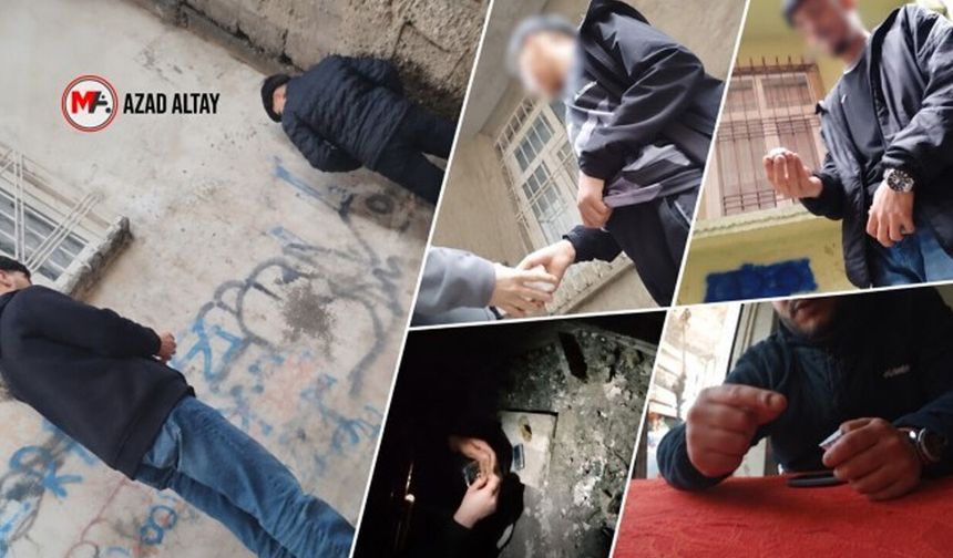 Diyarbakır sokaklarında uyuşturucu ticareti görüntülendi