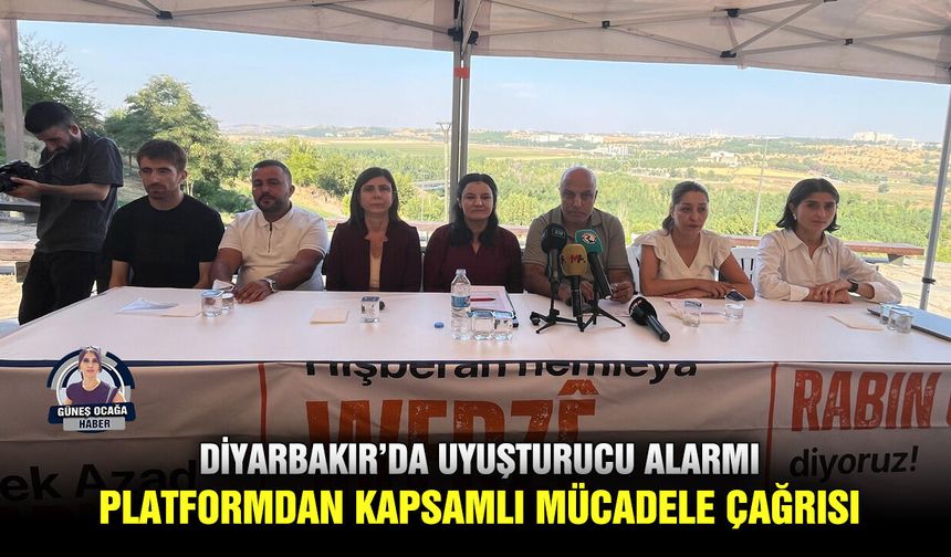 Diyarbakır’da uyuşturucu alarmı: Platformdan kapsamlı mücadele çağrısı