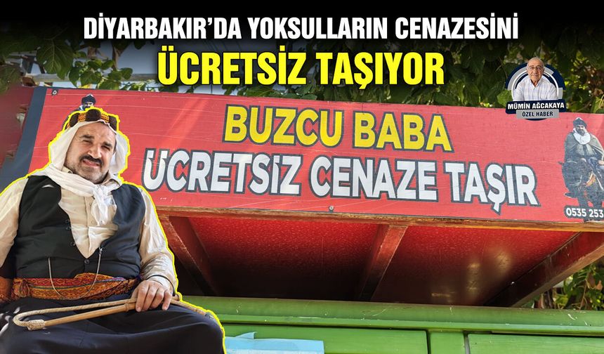 Diyarbakır’da yoksulların cenazesini ücretsiz taşıyor