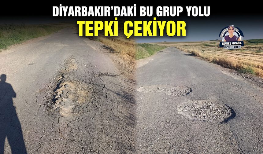 Diyarbakır’daki bu grup yolu tepki çekiyor