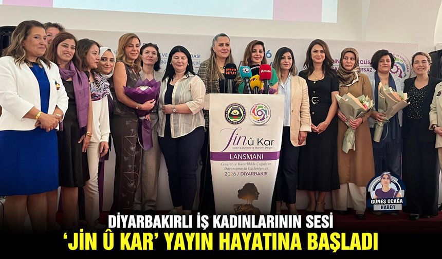 Diyarbakırlı iş kadınlarının sesi: ‘Jin û Kar’ yayın hayatına başladı