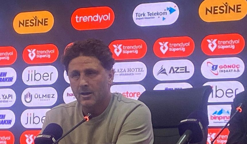 Fatih Tekke’den Amedspor mağlubiyeti sonrası özeleştiri: Sorumluluğu alıyorum