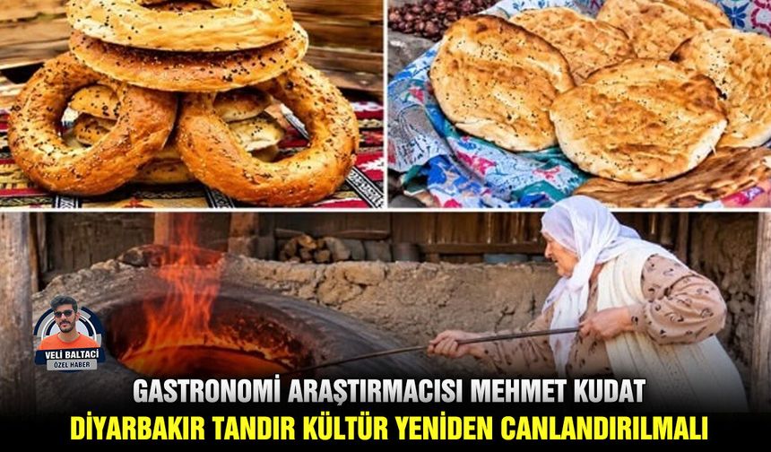Gastronomi araştırmacısı Mehmet Kudat: Diyarbakır tandır kültür yeniden canlandırılmalı