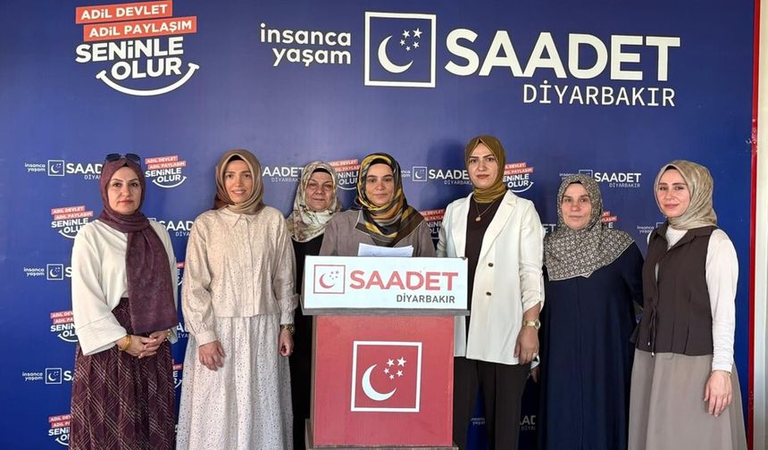 Saadet Partisi Diyarbakır Kadın Kolları: Okul masrafları ailelerin bütçesini zorluyor