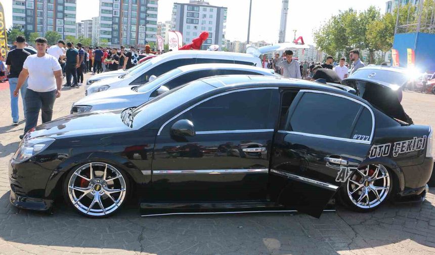Diyarbakır’da Tuning Fest heyecanı: 45 kentten modifiye araç tutkunu geldi
