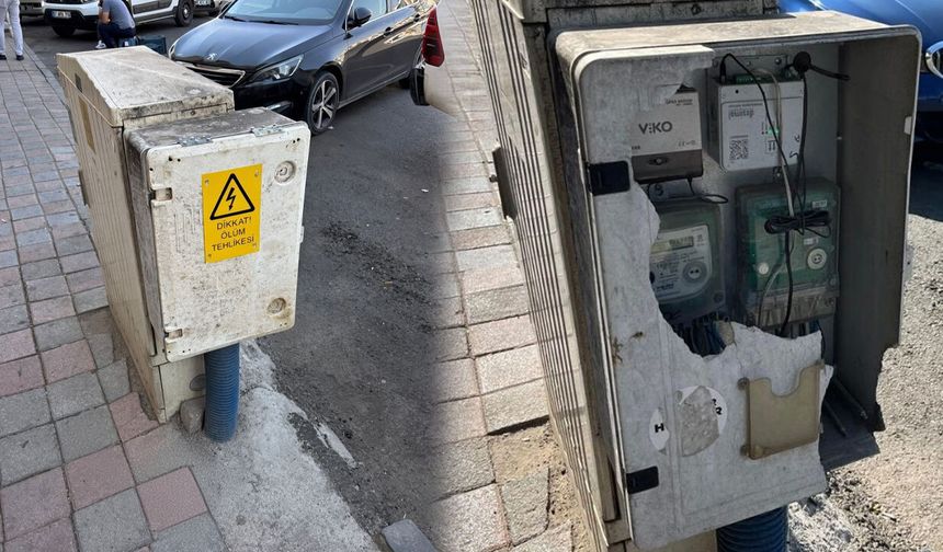 Uyarımız ses getirdi, elektrik panosu onarıldı