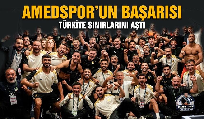 Amedspor’un başarısı Türkiye sınırlarını aştı