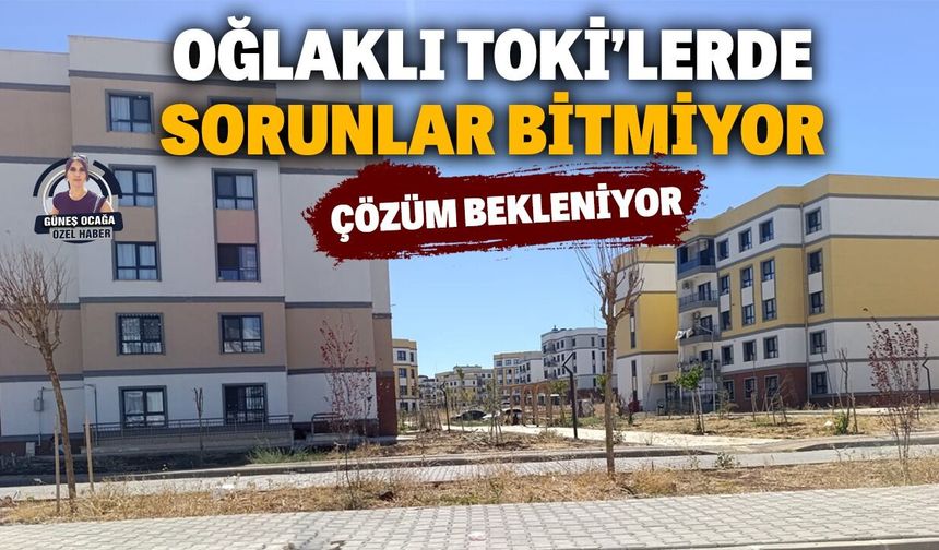 Oğlaklı TOKİ’lerde sorunlar bitmiyor: Çözüm bekleniyor