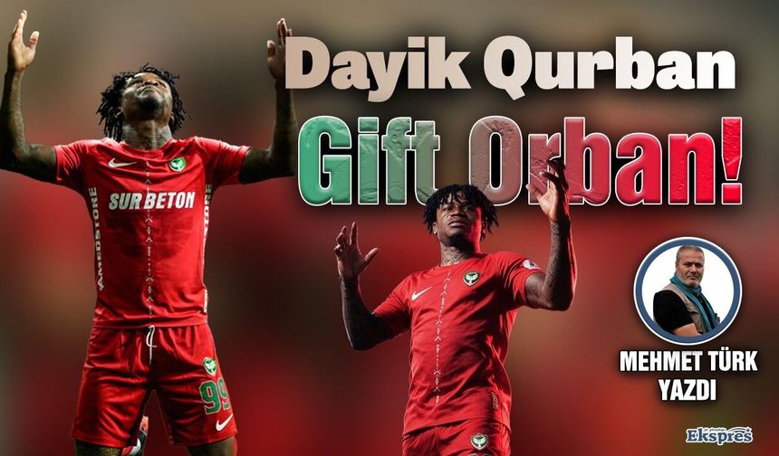 Dayik Qurban, Gift Orban