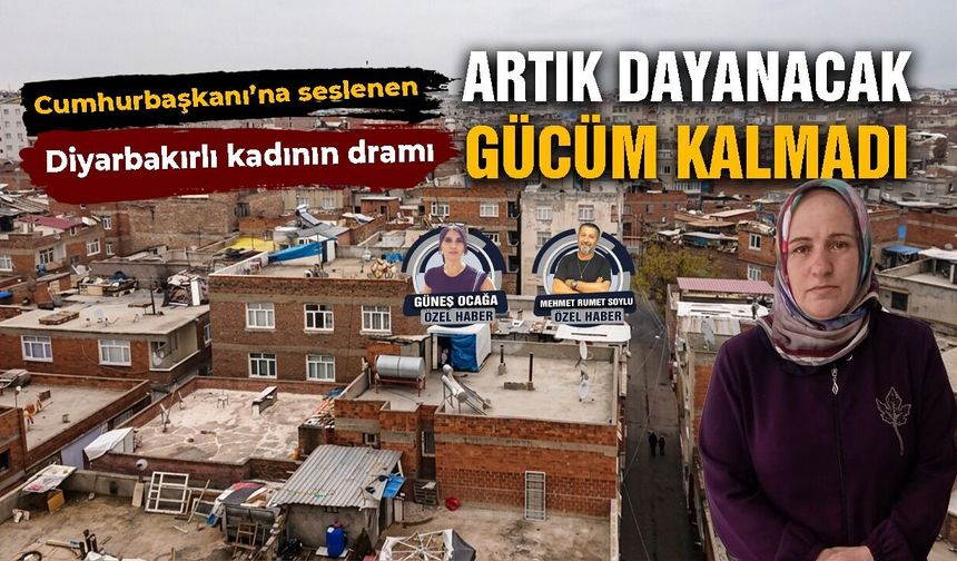 Cumhurbaşkanı’na seslenen Diyarbakırlı kadının dramı: Artık dayanacak gücüm kalmadı