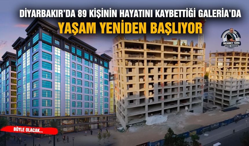 Diyarbakır’da 89 kişinin hayatını kaybettiği Galeria’da yaşam yeniden başlıyor