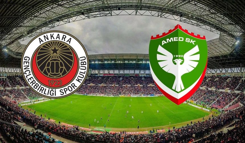 Amedspor deplasmanda ilk yarıyı 1-0  kapattı