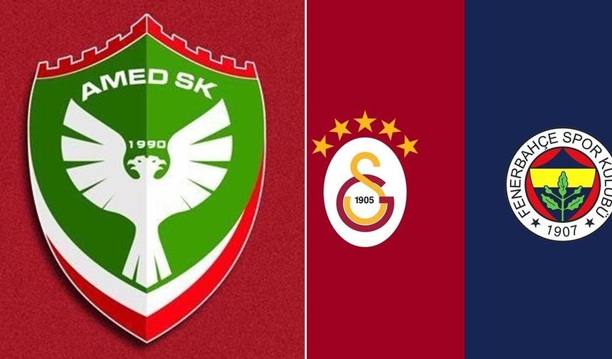 Galatasaray Fenerbahçe derbisi başladı: Amedspor'un liderliği için nefesler tutuldu