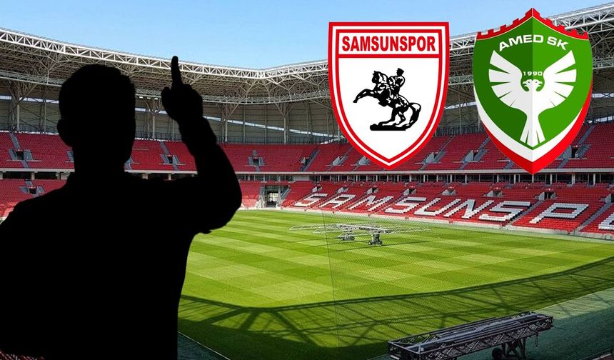 Amedspor’un Samsunspor maçının hakemi belli oldu