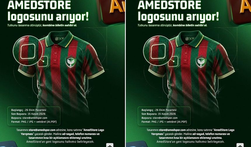 AmedStore yeni logo arayışında: Taraftarlarımızla belirliyoruz