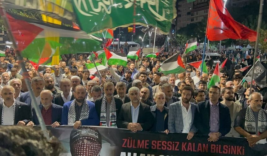 Batman'da Gazze için yürüyüş