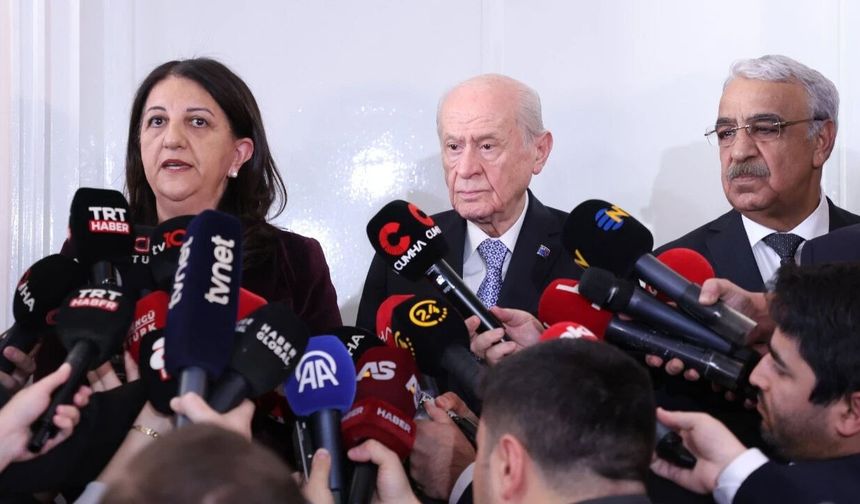 DEM Parti İmralı Heyeti, Devlet Bahçeli ile görüştü