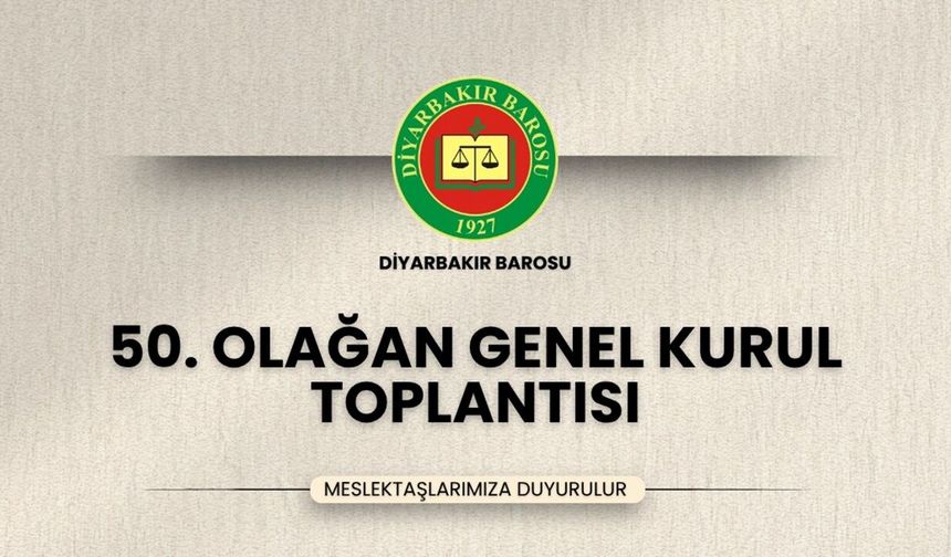 Diyarbakır Barosu seçim tarihi açıklandı