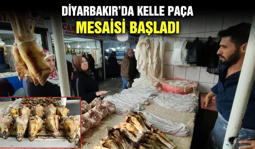 Diyarbakır’da kelle paça mesaisi başladı