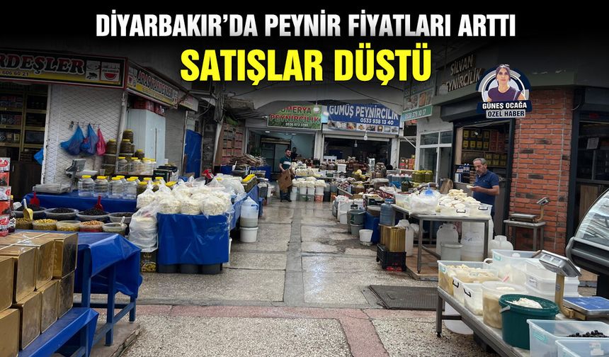 Diyarbakır’da peynir fiyatları arttı, satışlar düştü