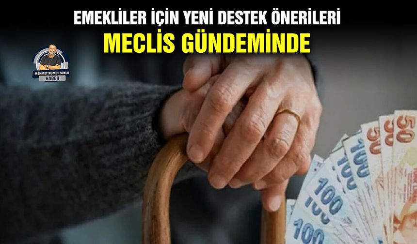 Emekliler için yeni destek önerileri Meclis gündeminde