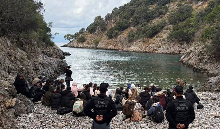 34’ü çocuk 62 düzensiz göçmen yakalandı