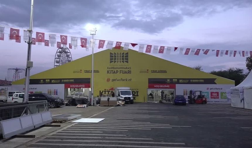 Kahramanmaraş'ta, "Uluslararası 11'inci Kitap Fuarı" yarın açılıyor