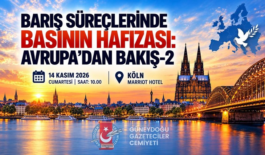 Güneydoğu Gazeteciler Cemiyeti’nden Almanya’da “Barış Süreci” paneli