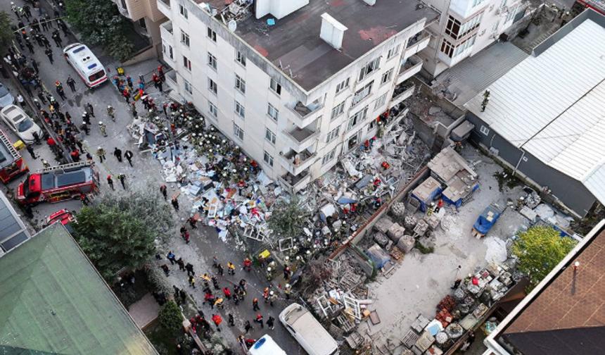 İstanbul'da çöken binanın ön raporu ortaya çıktı: Birçok ihmal var