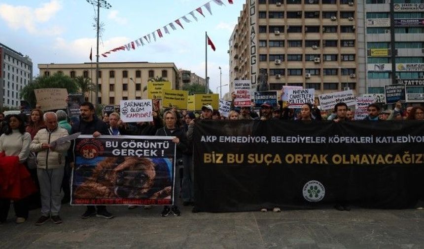 Hayvan hakları savunucularından eylem