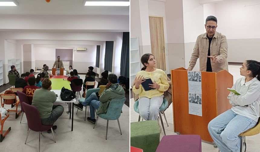 Yazar Ali İpek Mardin’de öğrencilerle buluştu
