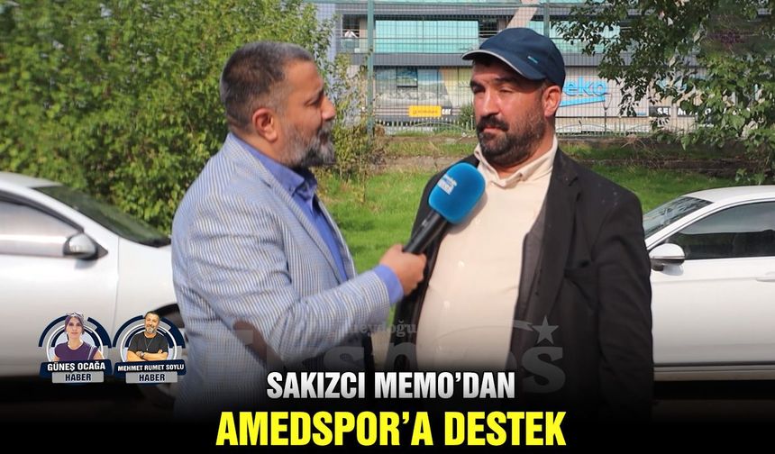 Sakızcı Memo’dan Amedspor’a destek