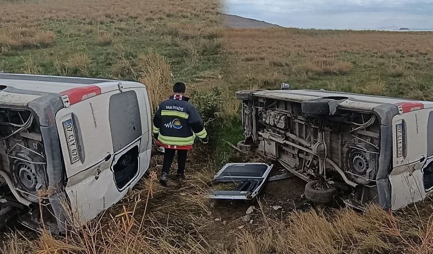 Van'da trafik kazası: 6 yaralı